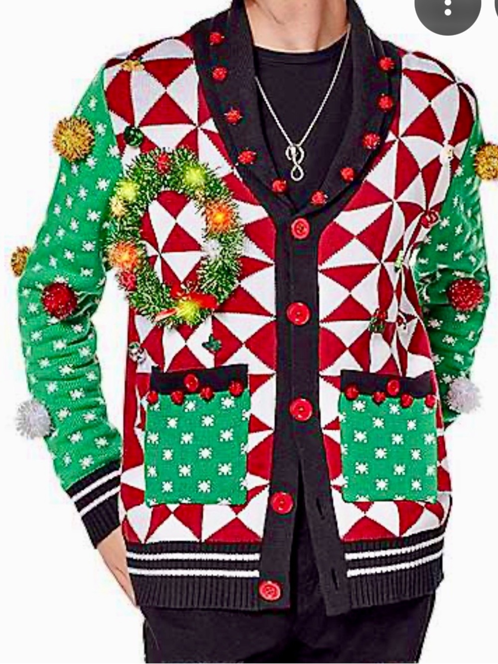 NWT Spencer’s Workshop Ugly Christmas Sweater Unisex size XXL